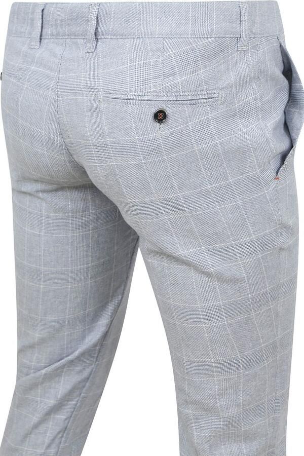 Suitable Broek Chino Pico Ruiten Lichtblauw - Foto 7