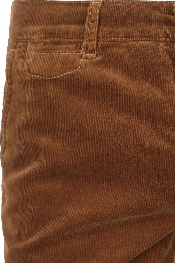 Suitable Chino Plato Corduroy Bruin - Foto 4
