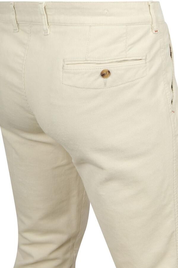 Suitable Broek Chino Plato Corduroy Off White - Foto 5