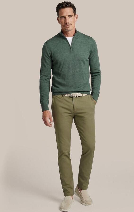 Suitable Chino Plato Light Olive - Foto 5
