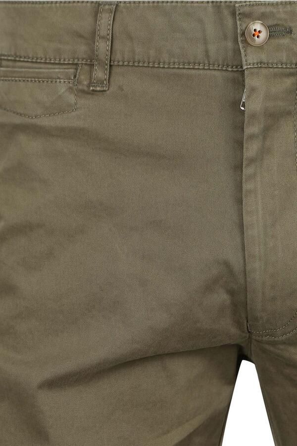 Suitable Chino Plato Olijfgroen - Foto 3
