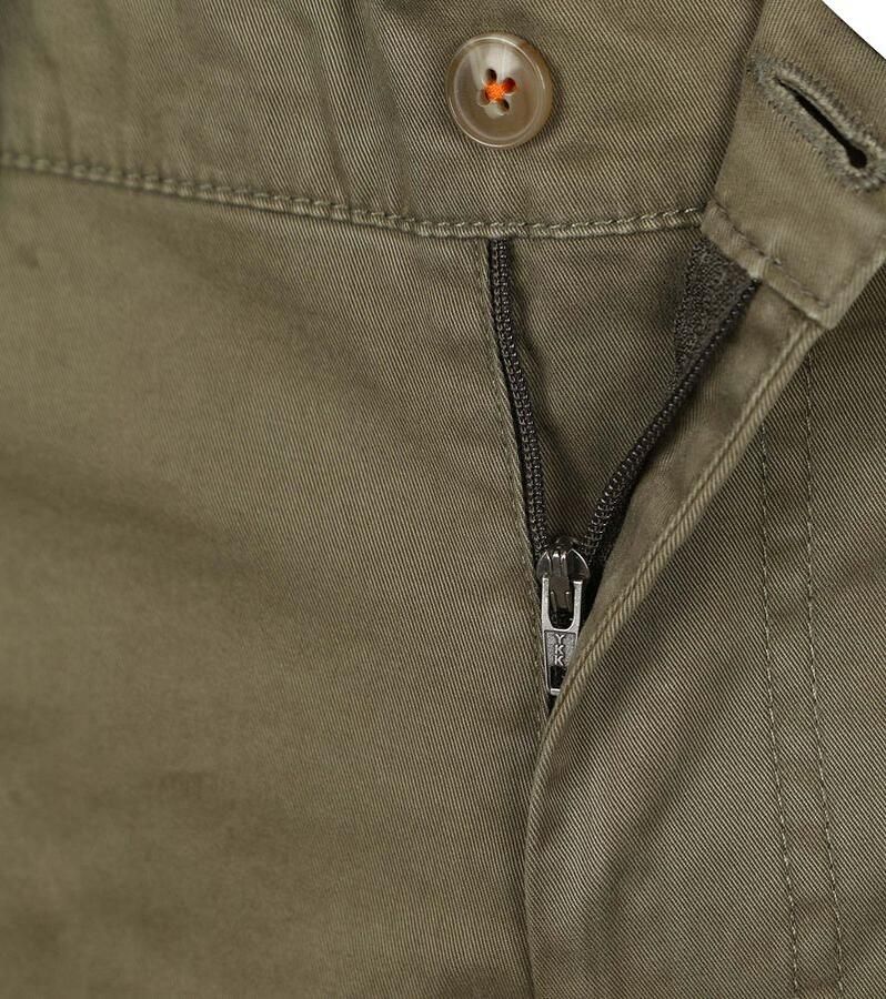 Suitable Chino Plato Olijfgroen - Foto 2