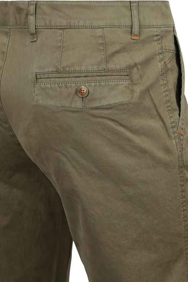 Suitable Chino Plato Olijfgroen - Foto 4