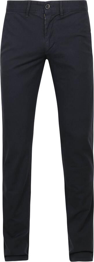 Suitable Broek Chino Sartre Oxford Donkerblauw