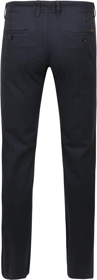 Suitable Broek Chino Sartre Oxford Donkerblauw - Foto 4