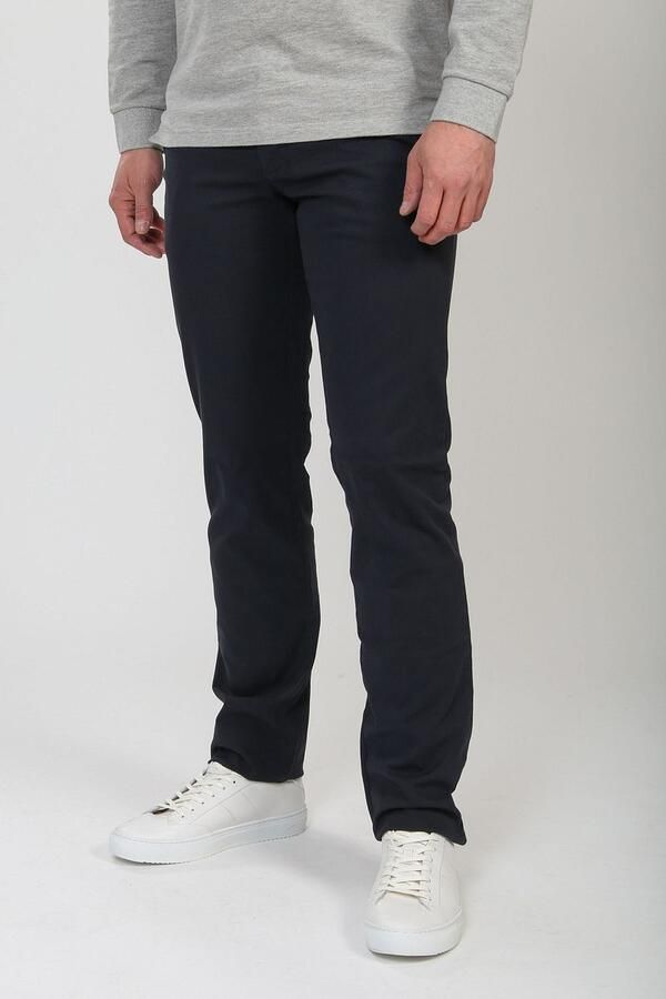Suitable Broek Chino Sartre Oxford Donkerblauw - Foto 3