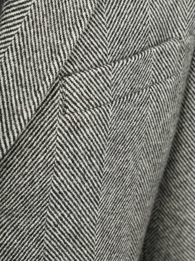 Suitable Mantel Coat Wol Pepita Pepper Grey - Foto 4