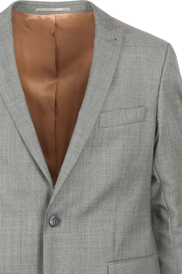 Suitable Blazer Colbert Evans Wol Antraciet
