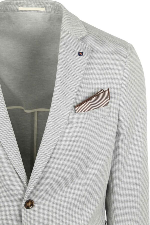 Suitable Colbert Face Print Mist Grijs - Foto 3