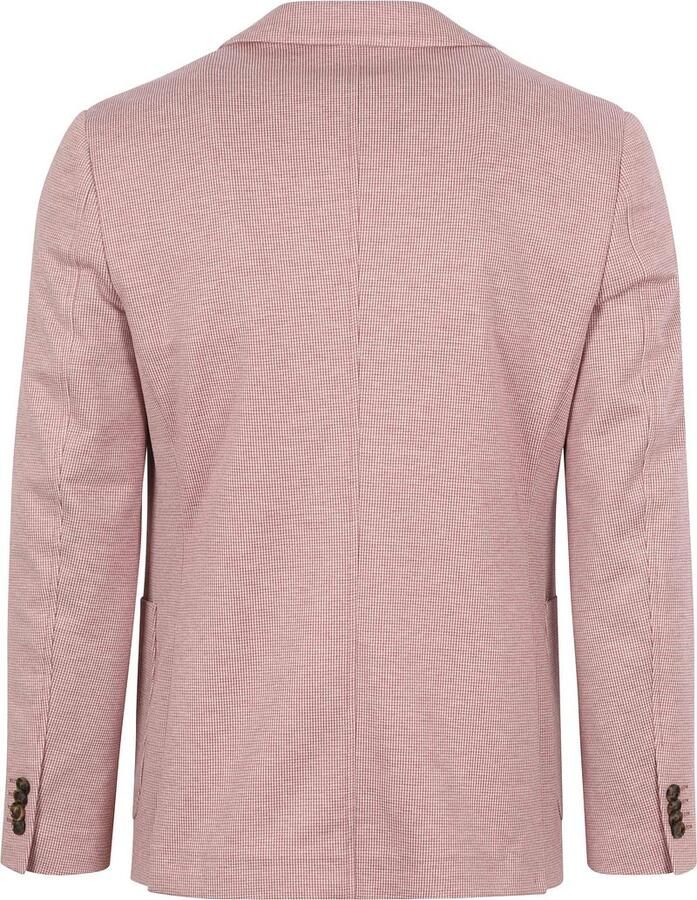 Suitable Blazer Colbert Face Print Rood