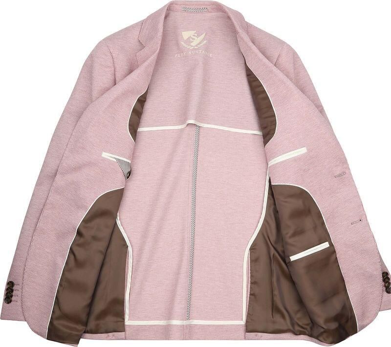 Suitable Blazer Colbert Face Print Rood - Foto 2