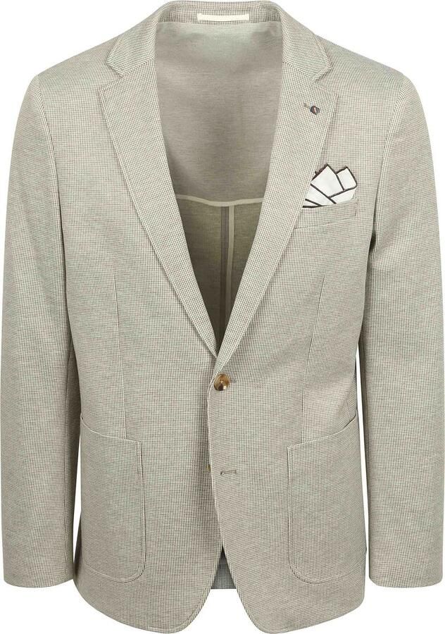 Suitable Blazer Colbert Fame Houndstooth Olive