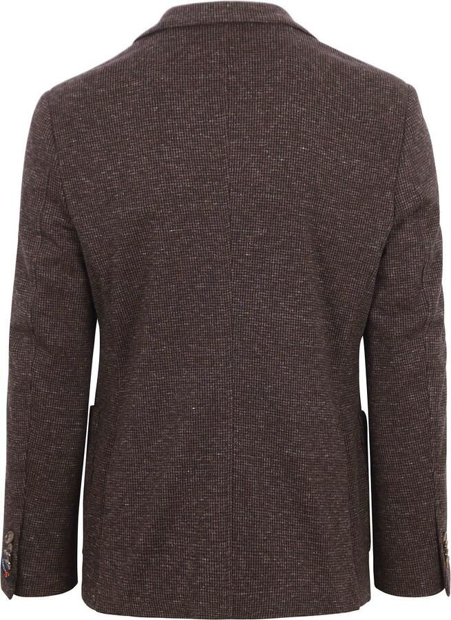 Suitable Blazer Colbert Fame Pied de Poule Bruin - Foto 2