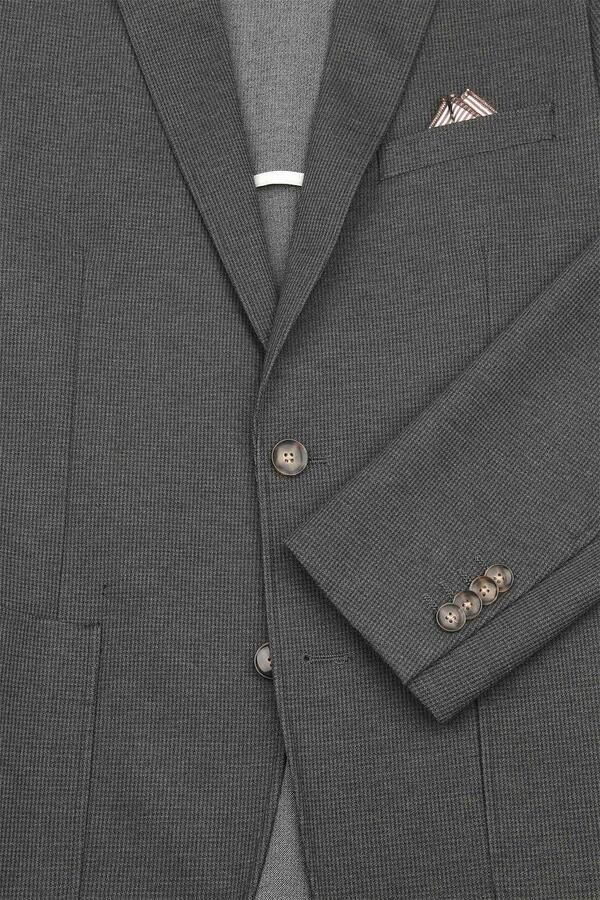 Suitable Blazer Colbert Fame Pied de Poule Donkergroen - Foto 3