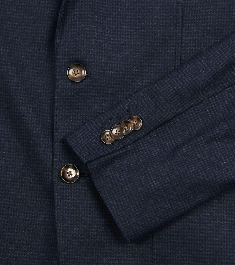 Suitable Colbert Fame Pied de Poule Navy - Foto 3