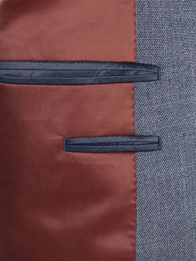 Suitable Blazer Colbert Fine Structure Blauw - Foto 3