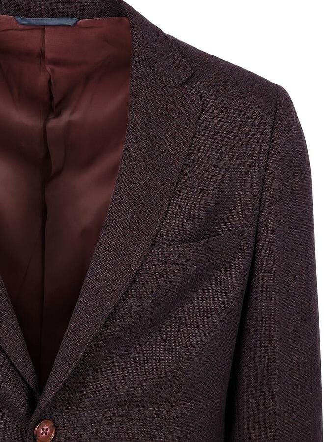 Suitable Blazer Colbert Fine Structure Bordeaux