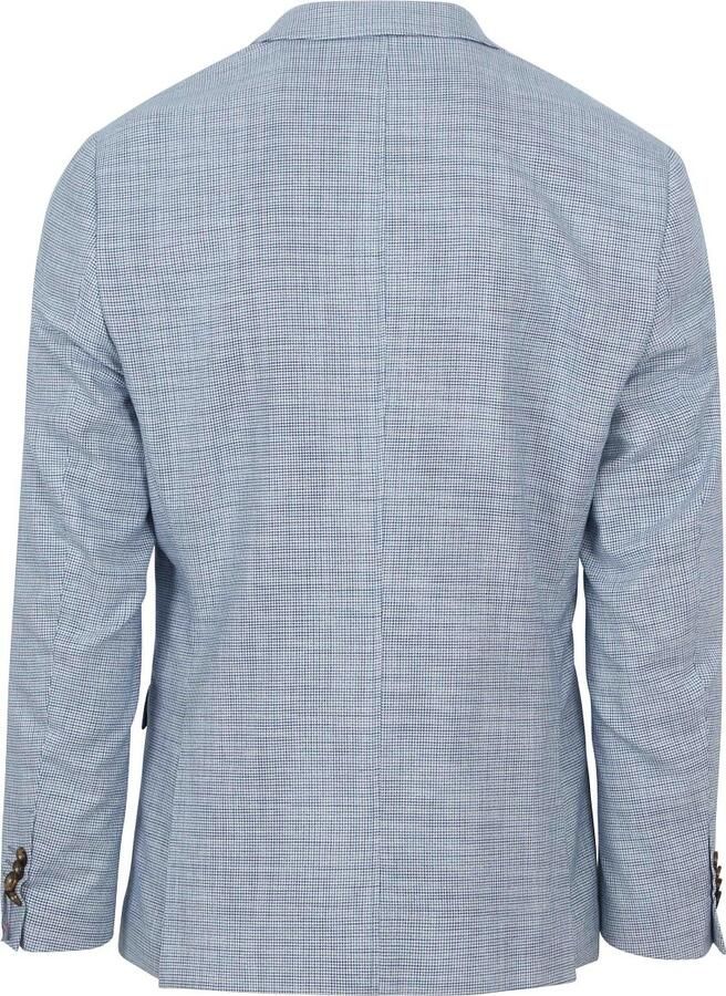 Suitable Blazer Colbert Grou Print Lichtblauw - Foto 2