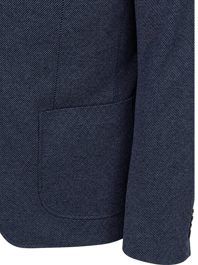 Suitable Blazer Colbert Lommer Twill Inlay Navy - Foto 3