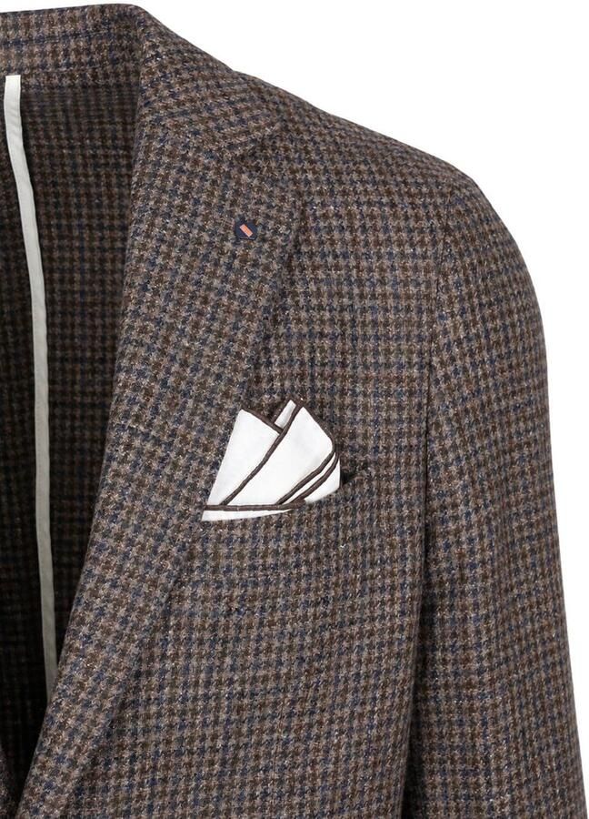 Suitable Blazer Colbert Mylo Flanncheck Tabacco