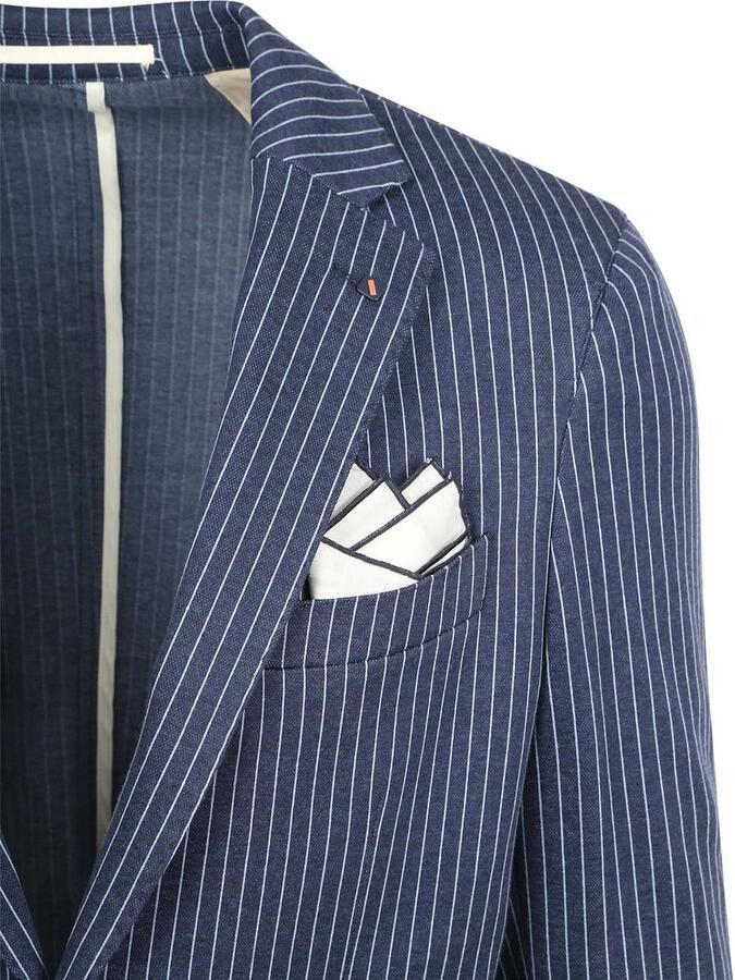 Suitable Blazer Colbert Mylo Pinstripe Navy - Foto 2
