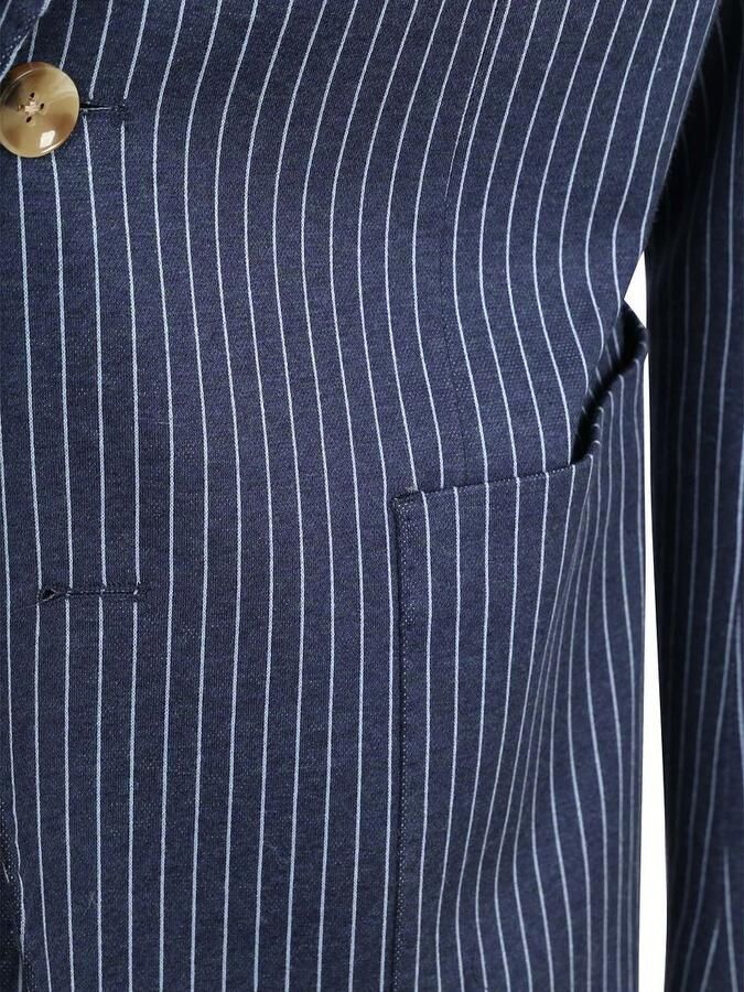 Suitable Blazer Colbert Mylo Pinstripe Navy - Foto 4