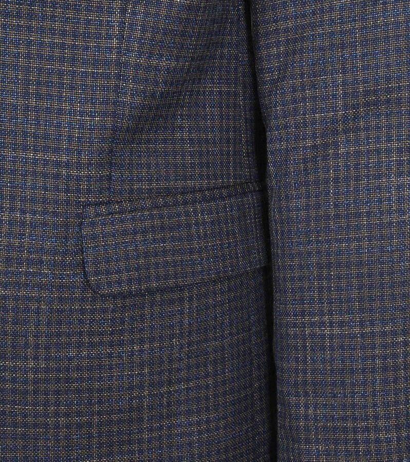Suitable Blazer Colbert Royal Bruin Blauw