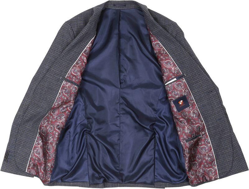 Suitable Blazer Colbert Royal Bruin Blauw - Foto 4