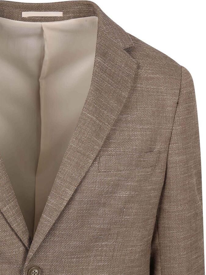Suitable Blazer Colbert Structure Lined Bruin