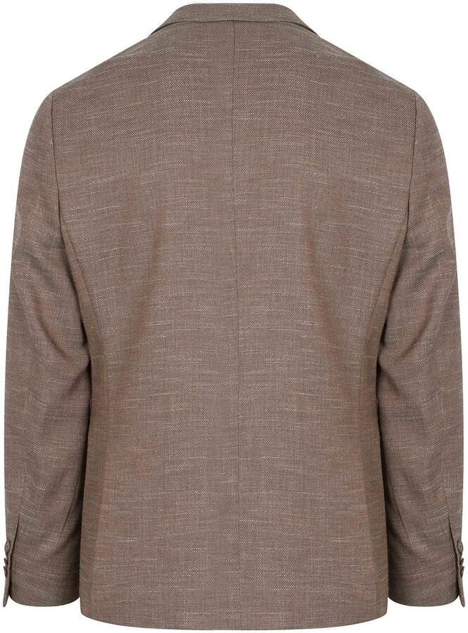 Suitable Blazer Colbert Structure Lined Bruin - Foto 4