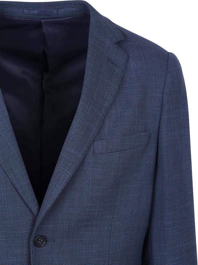 Suitable Colbert Structure Lined Navy