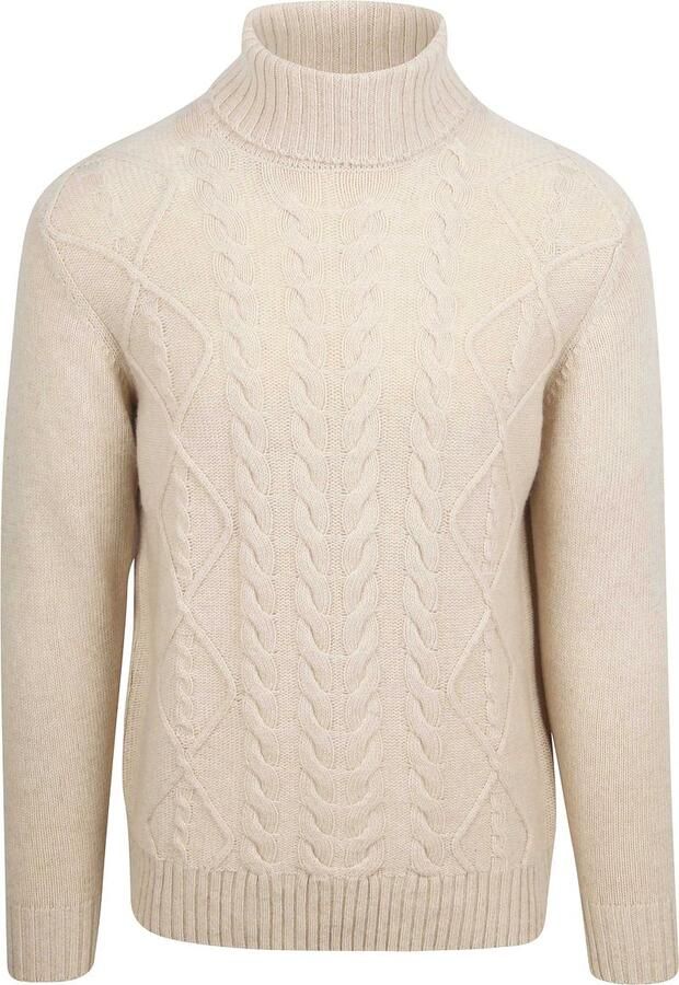 Suitable Sweater Coltrui Cable Wol Ecru - Foto 5