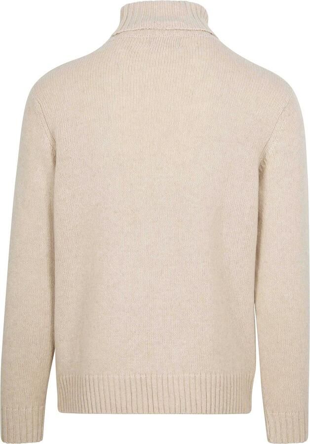 Suitable Sweater Coltrui Cable Wol Ecru