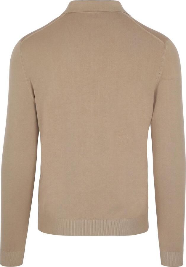 Suitable Compact Cotton Poloshirt Beige - Foto 2