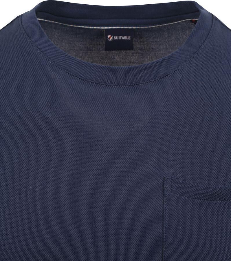 Suitable Cooper T-shirt Donkerblauw - Foto 2