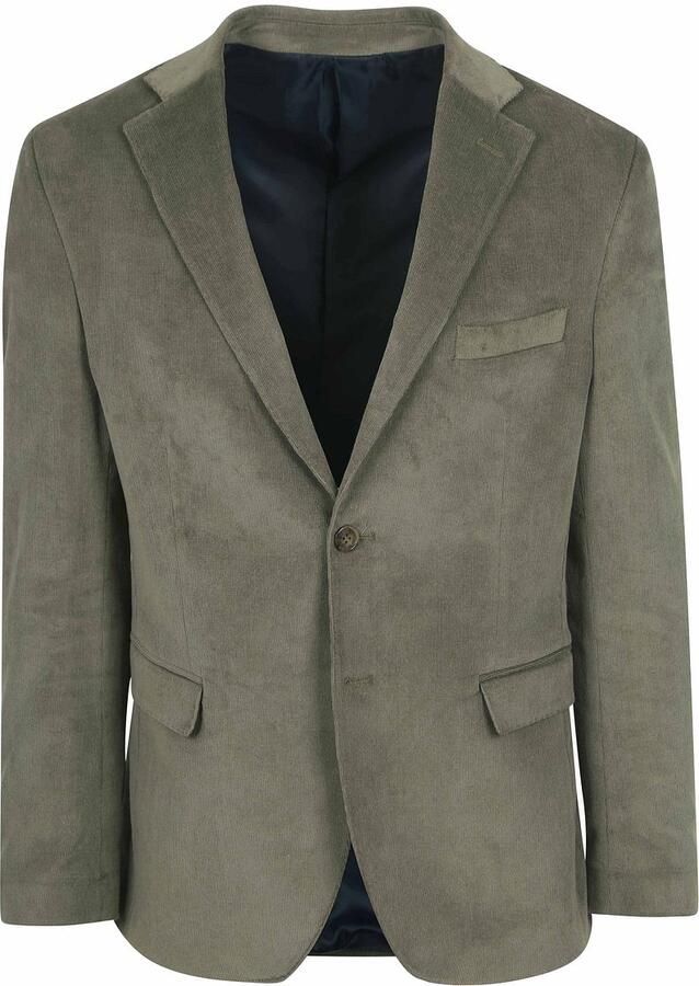 Suitable Corduroy Kostuum Groen - Foto 4