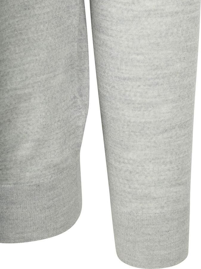 Suitable Crew Zip Merino Grijs - Foto 4