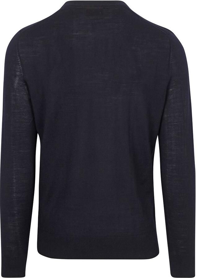 Suitable Crew Zip Merino Navy - Foto 3
