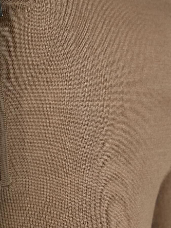 Suitable Crew Zip Merino Taupe - Foto 4