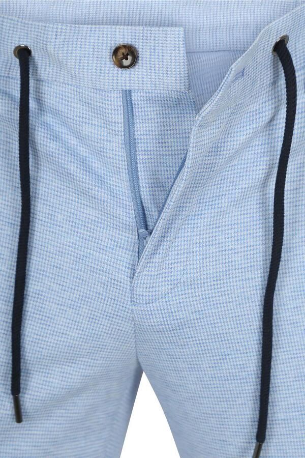 Suitable Broek Dace Jersey Pantalon Lichtblauw