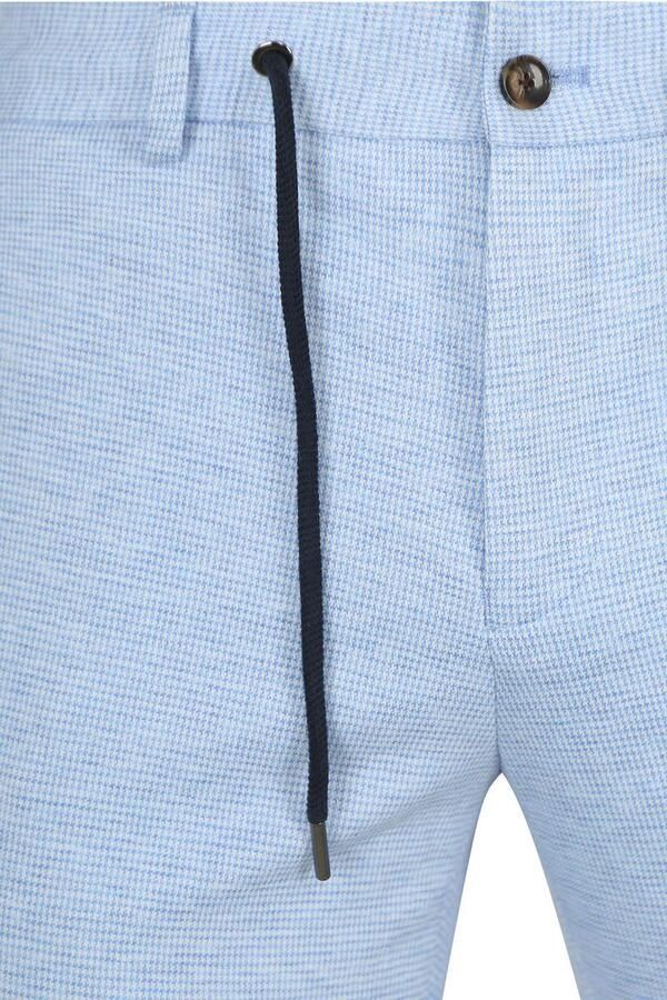 Suitable Broek Dace Jersey Pantalon Lichtblauw - Foto 4