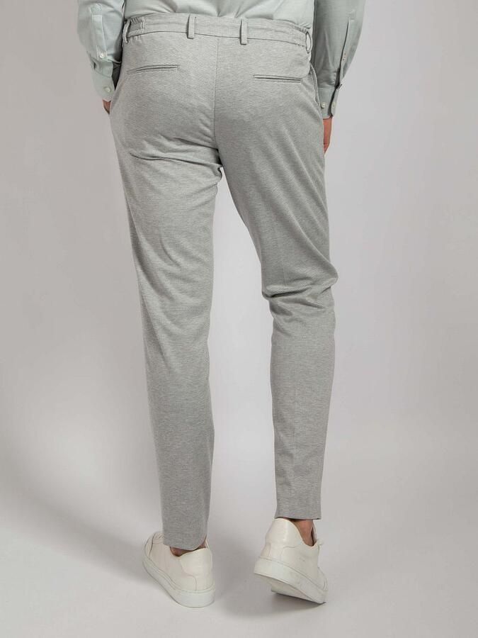 Suitable Broek Dace Jersey Pantalon Mist Grijs