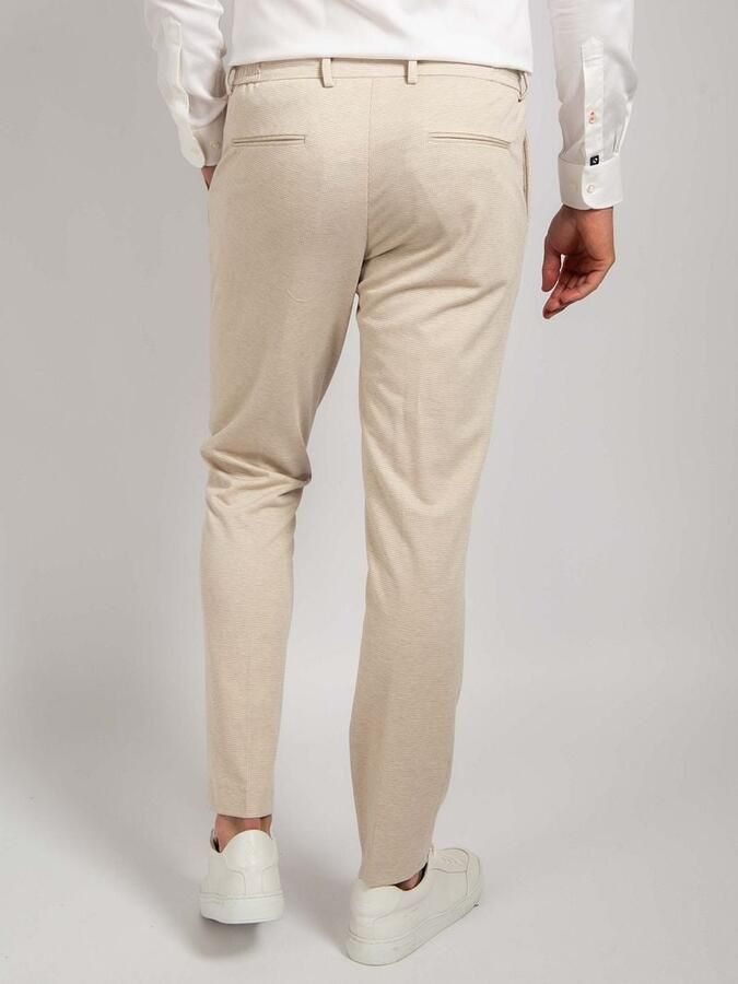 Suitable Broek Dace Jersey Pantalon Sand