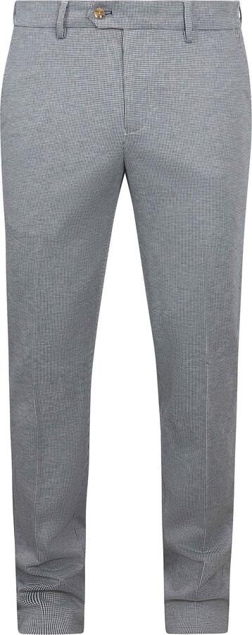 Suitable Das Pantalon Houndstooth Navy