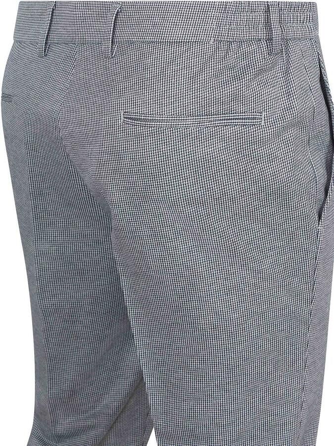 Suitable Das Pantalon Houndstooth Navy - Foto 4