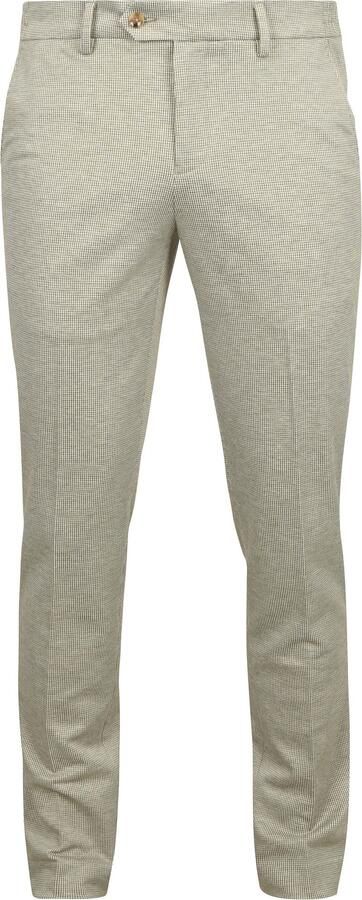 Suitable Das Pantalon Houndstooth Olive