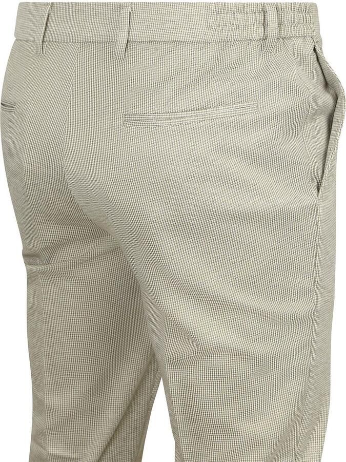 Suitable Das Pantalon Houndstooth Olive - Foto 4