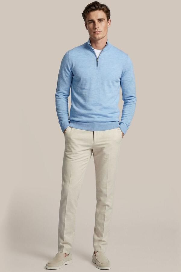 Suitable Das Pantalon Houndstooth Sand - Foto 5