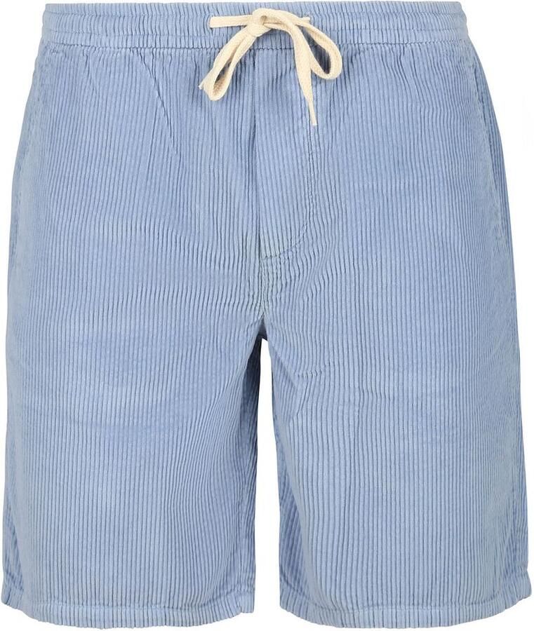Suitable Detroit Cord Short Blauw