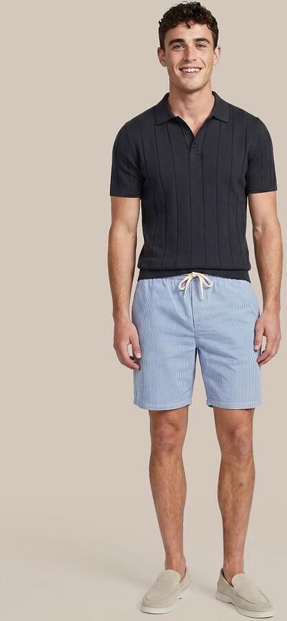 Suitable Detroit Cord Short Blauw - Foto 5